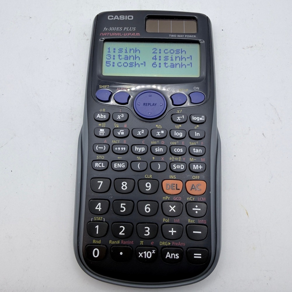 Casio Scientific Calculator OS fx-300ES‎ PLUS Natural V.P.A.M. Solar Gray